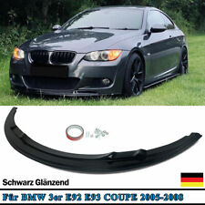 Schwarz Glänz Für BMW 3er E92 E93 Frontlippe Spoiler Frontspoiler Pre-LCI 06-09