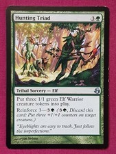 Magic The Gathering MORNINGTIDE HUNTING TRIAD single green card MTG