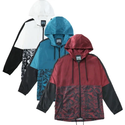 Jaqueta leve masculina resistente à água corta-vento escalada estampa floral - Imagem 1 de 4