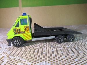 793Z Vintage 1984 Majorette 3025 France Renault Master T35 Tow Truck 1:45 - Picture 1 of 11