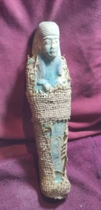 RARE ANCIENT EGYPTIAN ANTIQUIES EGYPTIAN Servant Ushabti Shabti Stone Egypt BC - Picture 1 of 6