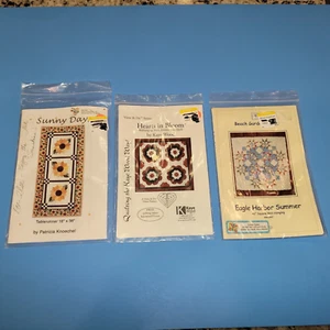 Lot of 3 Different Quilting Pattern Books Read Below for Patterns - Picture 1 of 7
