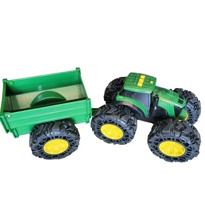 John Deere Monster Treads Tractor and Wagon, Lights & Sounds - Image 1 of 4