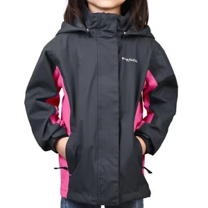 Lightweight Rain Jacket for Kids Hooded Waterproof Windroof Raincoats for Gir... - Picture 1 of 7