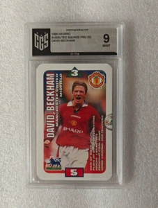 1996 Hasbro Subbuteo Squads PRO EDDITON David Beckham Rookie Card PSA 9 MINT CGS - Picture 1 of 5