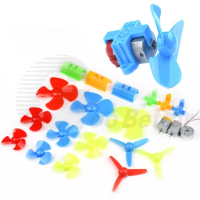 Mini 130 Motor Kunststoff Propeller Requisiten Lüfter Halterung Kits Spielzeug RC Modellauto Boot Zum Selbermachen