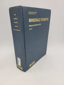 US Geological Survey Minerals Yearbook Metals & Minerals Vol 1 2002 Ex-Library  - Picture 1 of 6