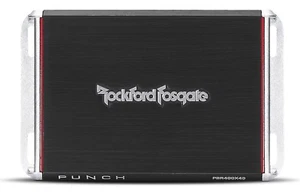AMPLIFICADOR DE ALTAVOCES DE MOTOCICLETA ROCKFORD FOSGATE PBR400X4D 400 VATIOS 4 CANALES - Imagen 1 de 4