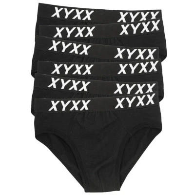 6 x Mens Briefs Black Cotton Comfort Fit Durable Jocks Underwear S M L XL XXL - Image 1 of 4
