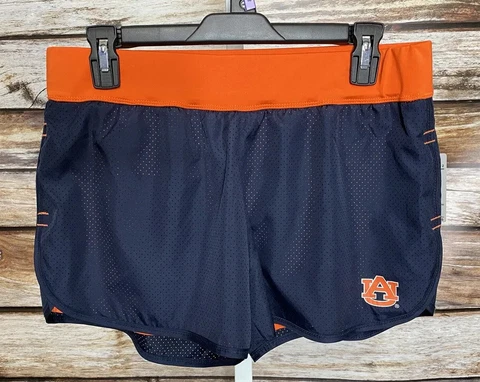 Auburn Tigers Women’s Athletic Shorts Size Large Stadium New With Tags Cover