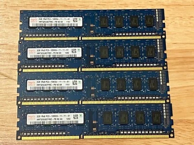 Gently Used Hynix 8GB Memory Kit, PC3-12800U-11-11-A1 Desktop Ram - Image 1 of 4