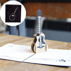 3D for Up Greeting Cards Handmade Guitar Card with Envelope for Music Lovers