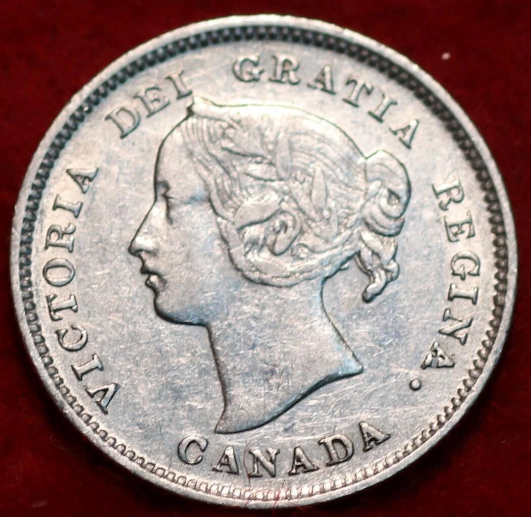 カナダ　1901年　5セント　未使用 MS64 カナダ 1901年 5セント 未使用 MS64 1901 Year Canadian Five Cents