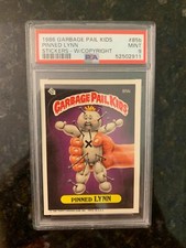 1986 Garbage Pail Kids Series 3 #85b PINNED LYNN PSA 9 Card OS3 GPK HISTORY WOW