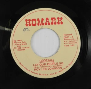 Roy Lee Johnson "Let Our People Go / Let The Candle ..." Rare Promo Soul Homark - Bild 1 von 4