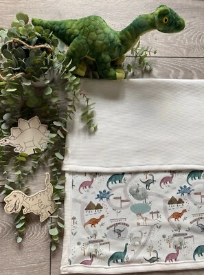 Dinosaur Land - Baby Blanket | Baby Shower Gifts | Dinosaur Blanket |Baby Shower - Image 1 of 3