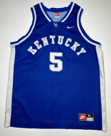 Vintage Nike x Kentucky Wildcats #5 Basketball Jersey Made in USA - XL Cover
