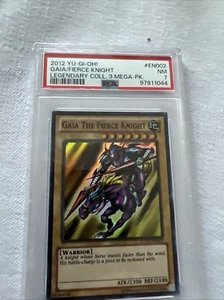 🔥YUGIOH • GAIA THE FIERCE KNIGHT • SUPER RARE • UNLIMITED • LCYW-EN002 • PSA 7 - Picture 1 of 2