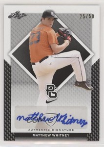 2016 Leaf Perfect Game National Showcase Black /50 Matthew Whitney #BA-250 Auto
