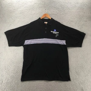 Winners Circle Goodwrench Service Polo Shirt Mens XL Black Cotton Collared NEW - Picture 1 of 12