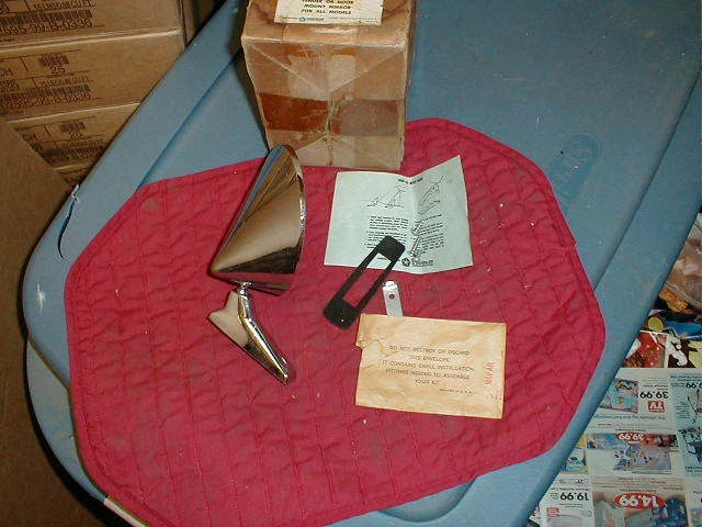 NOS MOPAR 1963-68 DODGE TRUCK ACCESSORY OUTSIDE MIRROR  - Image 1 of 1