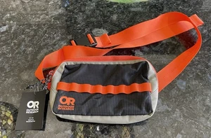 Outdoor Research Wearabout Hip Pack Flint Gray And Orange Crossbody Bag NWT - Picture 1 of 16