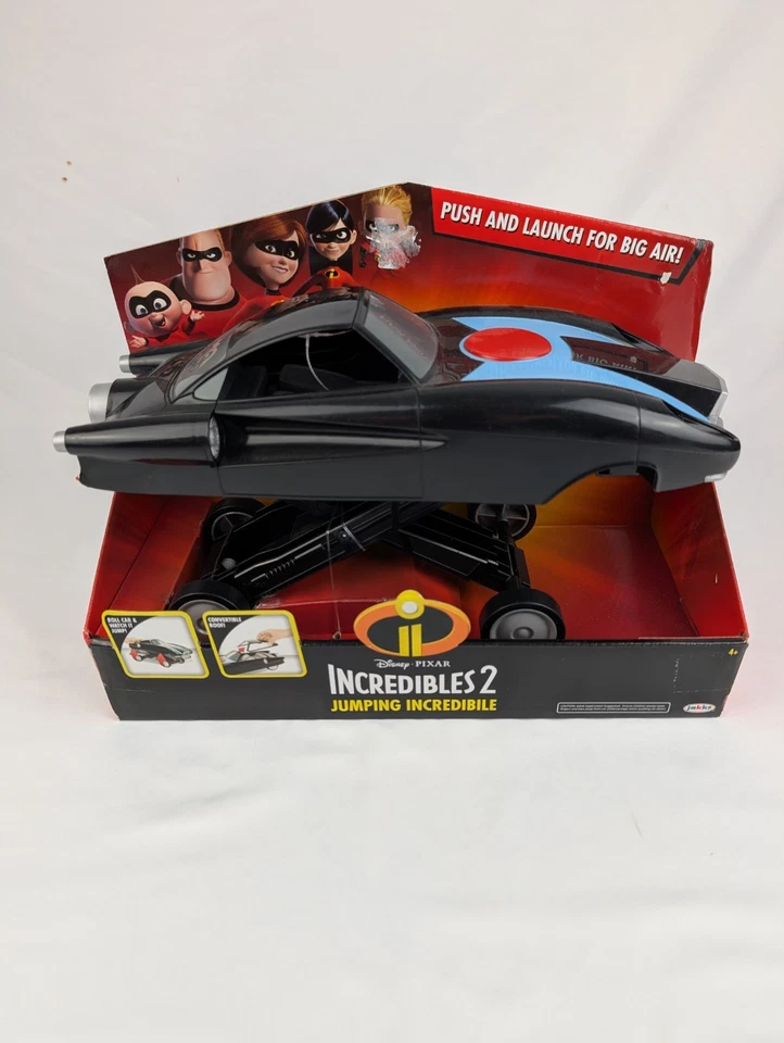 Los Increíbles 2 Salto Increíble Coche Vehículo Empuje Lanzamiento Función Disney Nuevo en Caja Foto 1 de 4