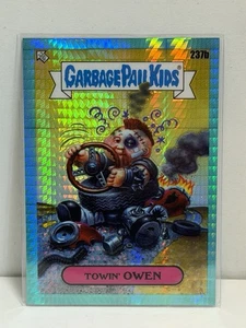 2023 Chrome Garbage Pail Kids Series 6 Aqua Prism Refractor /199 Towin' Owen - Bild 1 von 2