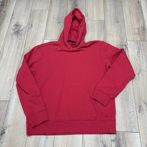 Sudadera con Capucha Greyson Para Hombre M Roja Forrada de Vellón Golf Suéter Sudadera Mediana Usada en Excelente Condición - Imagen 1 de 7