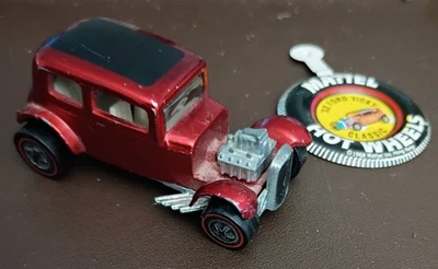 Hot Wheels VINTAGE REDLINE '68 CLASSIC'32 FORD VICKY RED/W BADGE, MM, USA LOOSE - Image 1 of 4