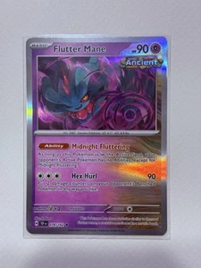 INCREÍBLE Flutter Mane (patrón Master Ball) 043/131 Prismatic Evolutions Holo - Imagen 1 de 2