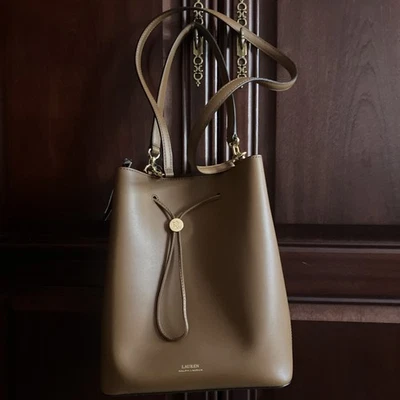 Ralph Lauren Beautiful Large Leather Bucket Bag - Image 1 of 4