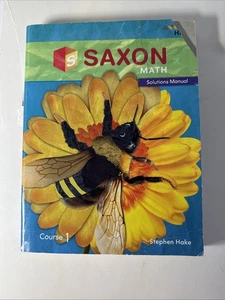 Saxon Math Course 1 Solutions Manual 2018 6th Grade 6 - Picture 1 of 4