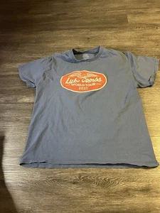 Luke Combs World Tour 2023 Front & Back Print T-Shirt Size Large Blue - Bild 1 von 5