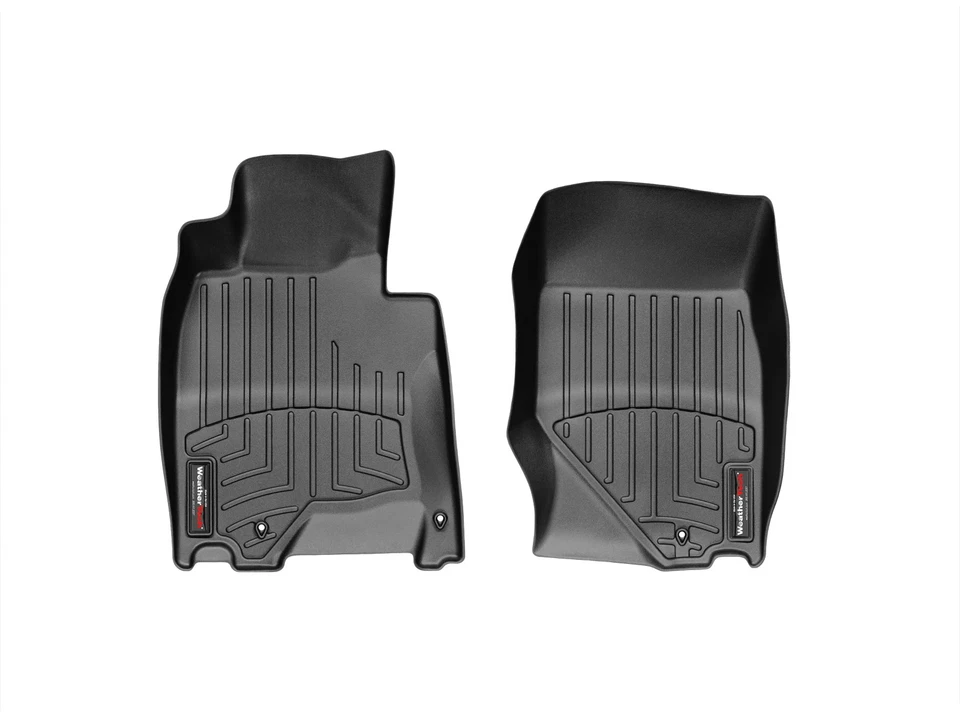WeatherTech FloorLiner for 2015-2015 Infiniti Q40 - 1st Row, Black - Image 1 of 4