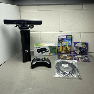 Microsoft Xbox 360 S 250 GB Black Console 1439  Bundle FREE SAST SHIPPING - Picture 1 of 24