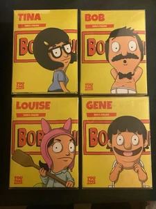 Youtooz Limited Edition Bob’s Burgers Vinyl Collectibles Tina Louise Bob & Gene! - Picture 1 of 15