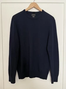 Club Monaco Sweater Mens Sz M Blue Knit 100% Wool Crewneck Quite Luxury - Picture 1 of 11