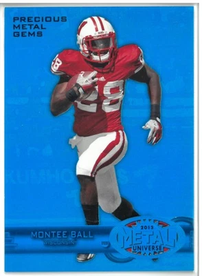 2013 Fleer Retro Metal Universe Precious Metal Gems Blue Montee Ball #/50 PMG - Image 1 of 2