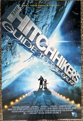HITCHHIKER’S GUIDE TO THE GALAXY ~ As New Old Stock POSTER - image 1 of 4