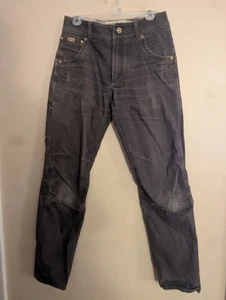 Kuhl Above The Law Hose braun Vintage Patina Dye doppelte Vorderseite ölgewachste Hose 30x34 - Bild 1 von 8