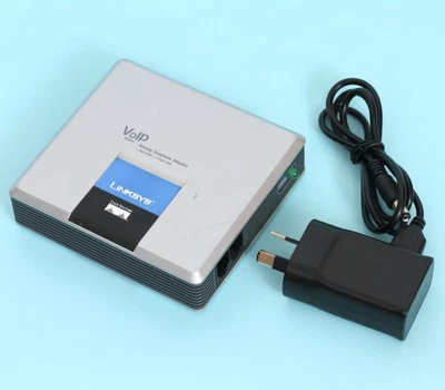 CISCO LinkSys SPA3000 Voice Analog Telephone Adapter 1x FXO 1x FXS Factory Reset - Image 1 of 4