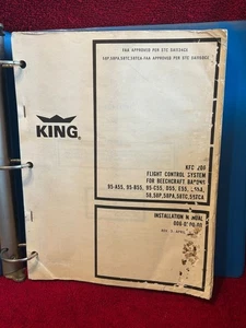 KING KFC 200 STC INSTALLATION MANUAL P/N 006-0200-00 FOR BEECHCRAFT BARONS - Picture 1 of 8