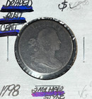 1798 DRAPED BUST LARGE CENT 2ND HAIR STYLE VG NICE OLD COIN 1798 DRAPED BUST LARGE CENT 2ND HAIR STYLE VG NICE OLD COIN