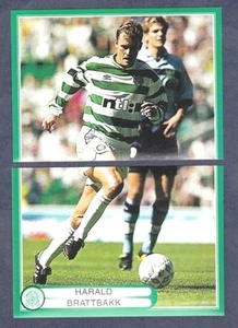 PANINI-CELTIC-THE BHOYS-1999/2000 #063 & 064-CELTIC-HARALD BRATTBAKK IN ACTION - Picture 1 of 1