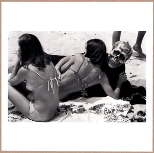 NACHLASS GESTEMPELT - DENNIS STOCK - LIEBE UND TOD AM STRAND 6"" x 6"" MAGNUM DRUCK - Bild 1 von 2