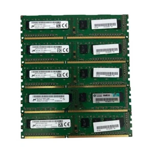 Lot of 5 - Micron DDR3 4GB PC3-12800U -11-11-A1 MT8JTF51264AZ-1G6E1 PC RAM - Picture 1 of 11