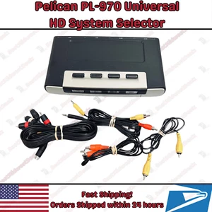 Pelican PL-970 Universal HD System Selector Component AV Gaming S-Video Switch - Picture 1 of 8
