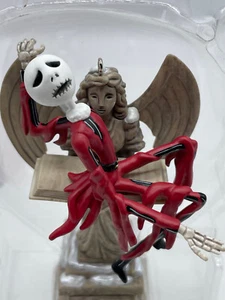 NEW Hallmark JACK SKELLINGTON 2022 Magic Sound Angel Statue Nightmare Before - Picture 1 of 15