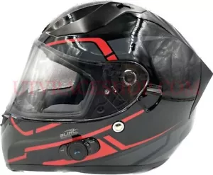Torc T15B Bluetooth Integrated Helmet Rush Red X-Small - T15B05RSRD21 - Picture 1 of 10